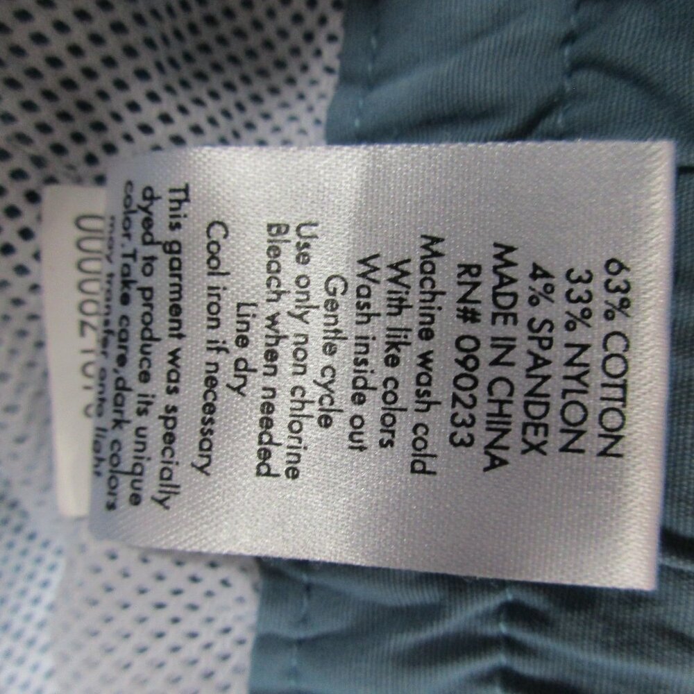 PacSun Cargo Pants Mens Small Blue Stretch Craig Slim Elastic Waist Drawstring - Picture 6 of 10
